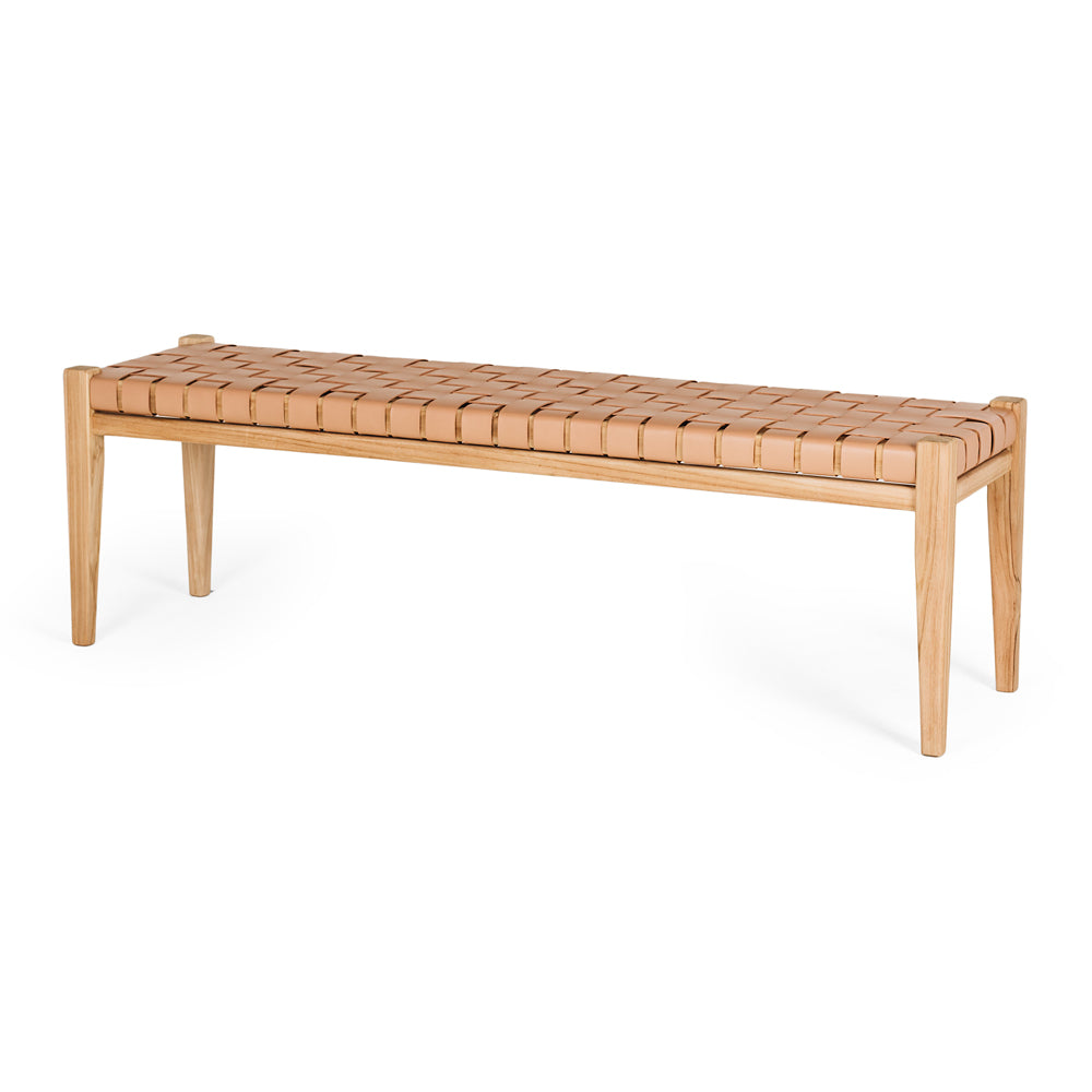 Indo Woven Bench - Plush