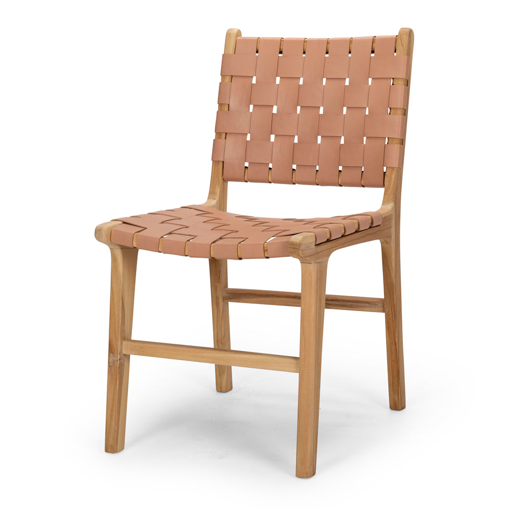 Indo Woven Dining Chair - Plush