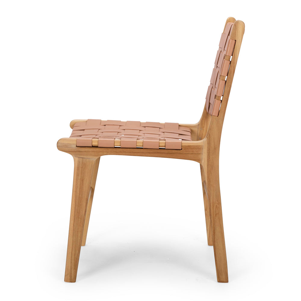 Indo Woven Dining Chair - Plush