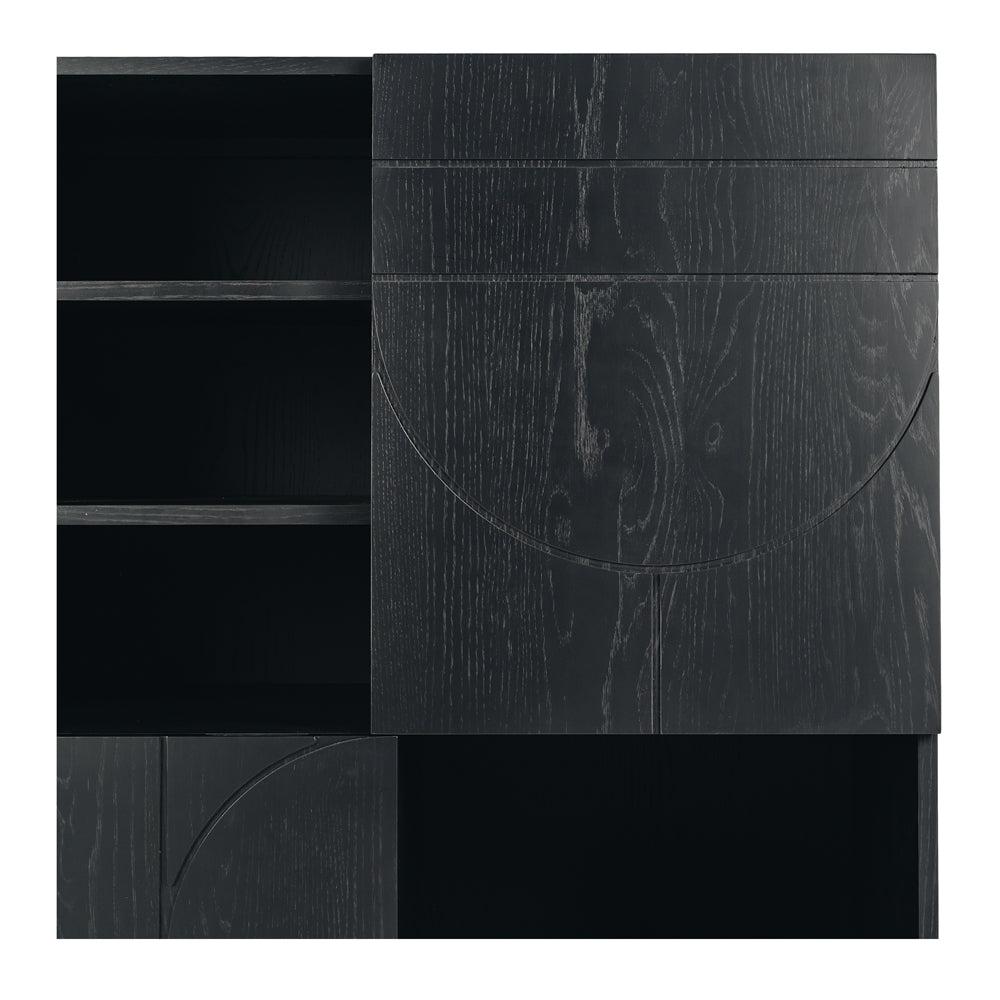 Etch Highboard Display - Black