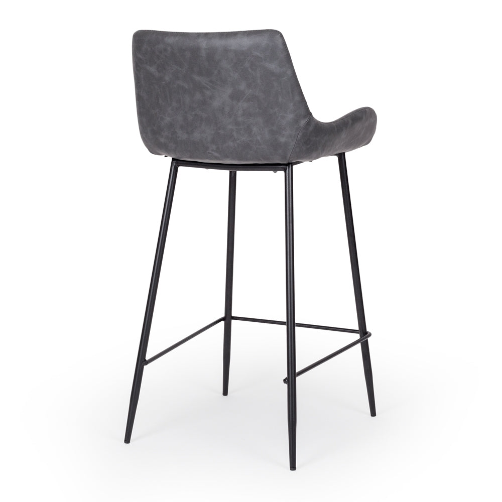 Vintage Barstool - Grey