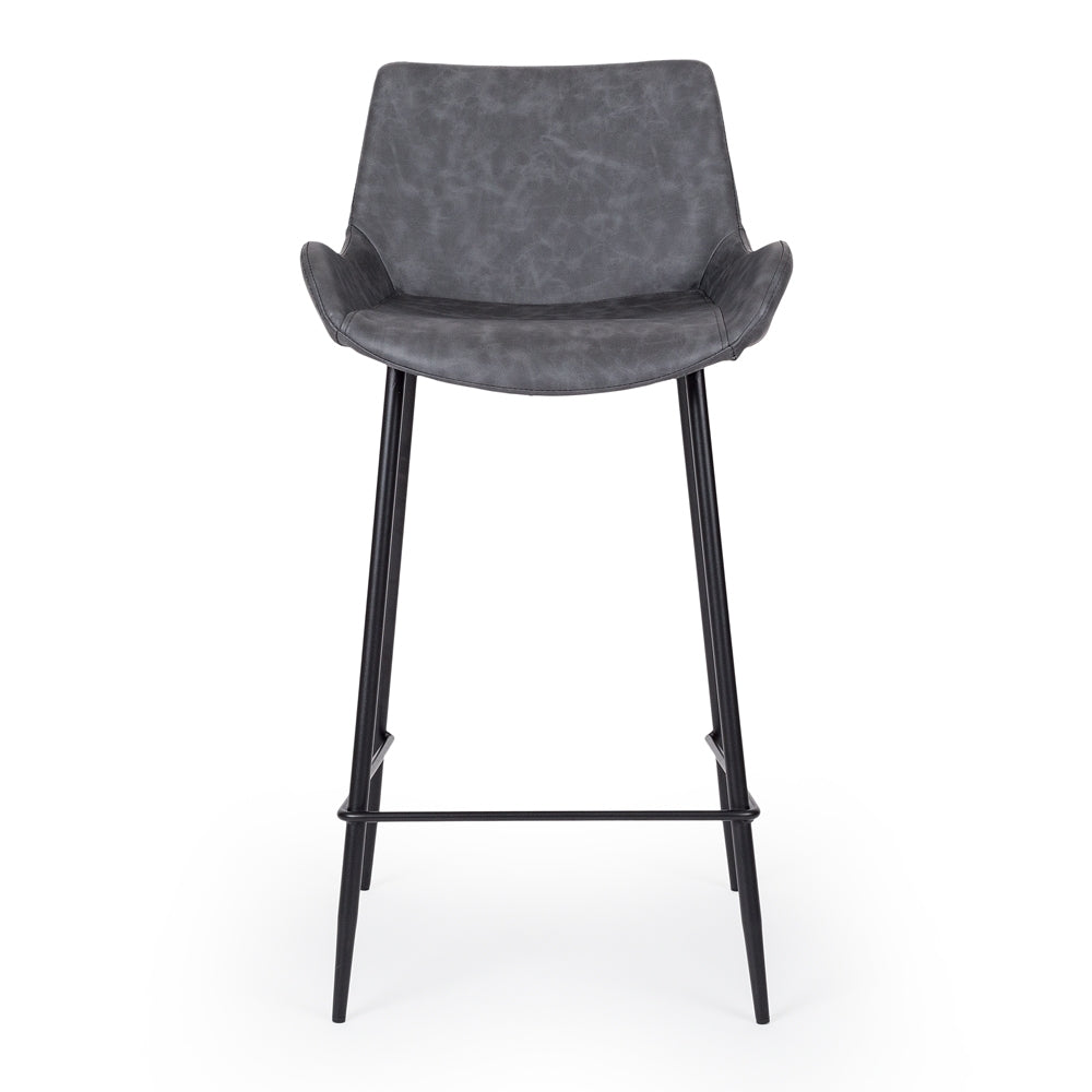 Vintage Barstool - Grey