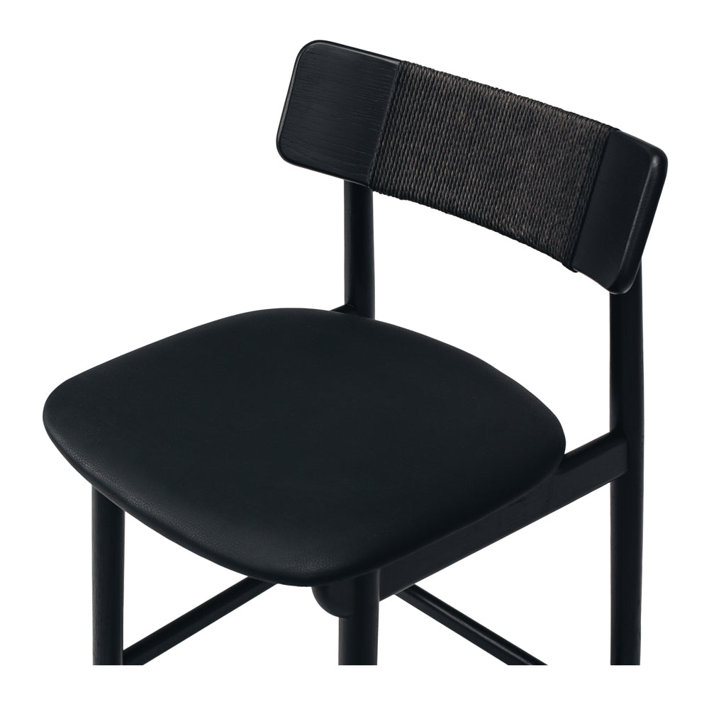 Niles Highback Barstool - Black