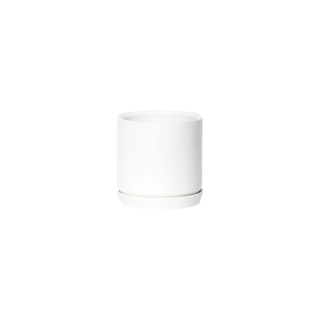 Small Oslo Planter - White