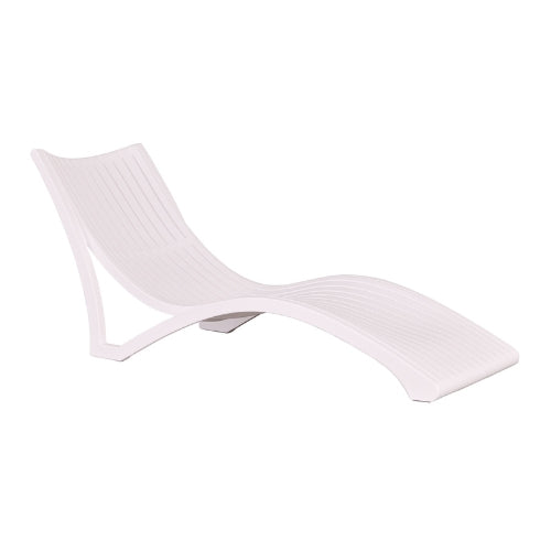 Wave Sun Lounger - White