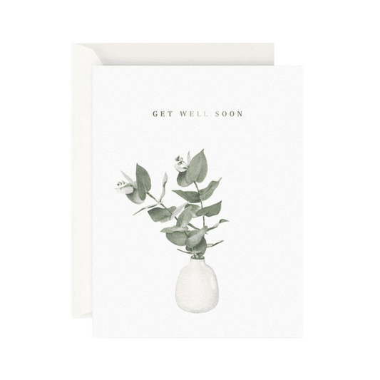 Card - Eucalyptus Get Well Soon