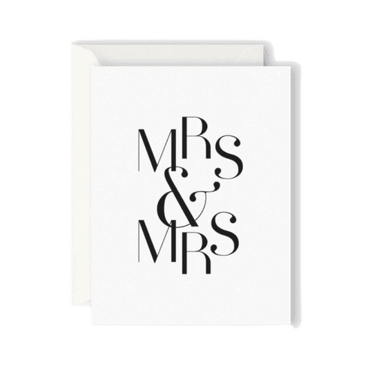 Card - Mrs & Mrs