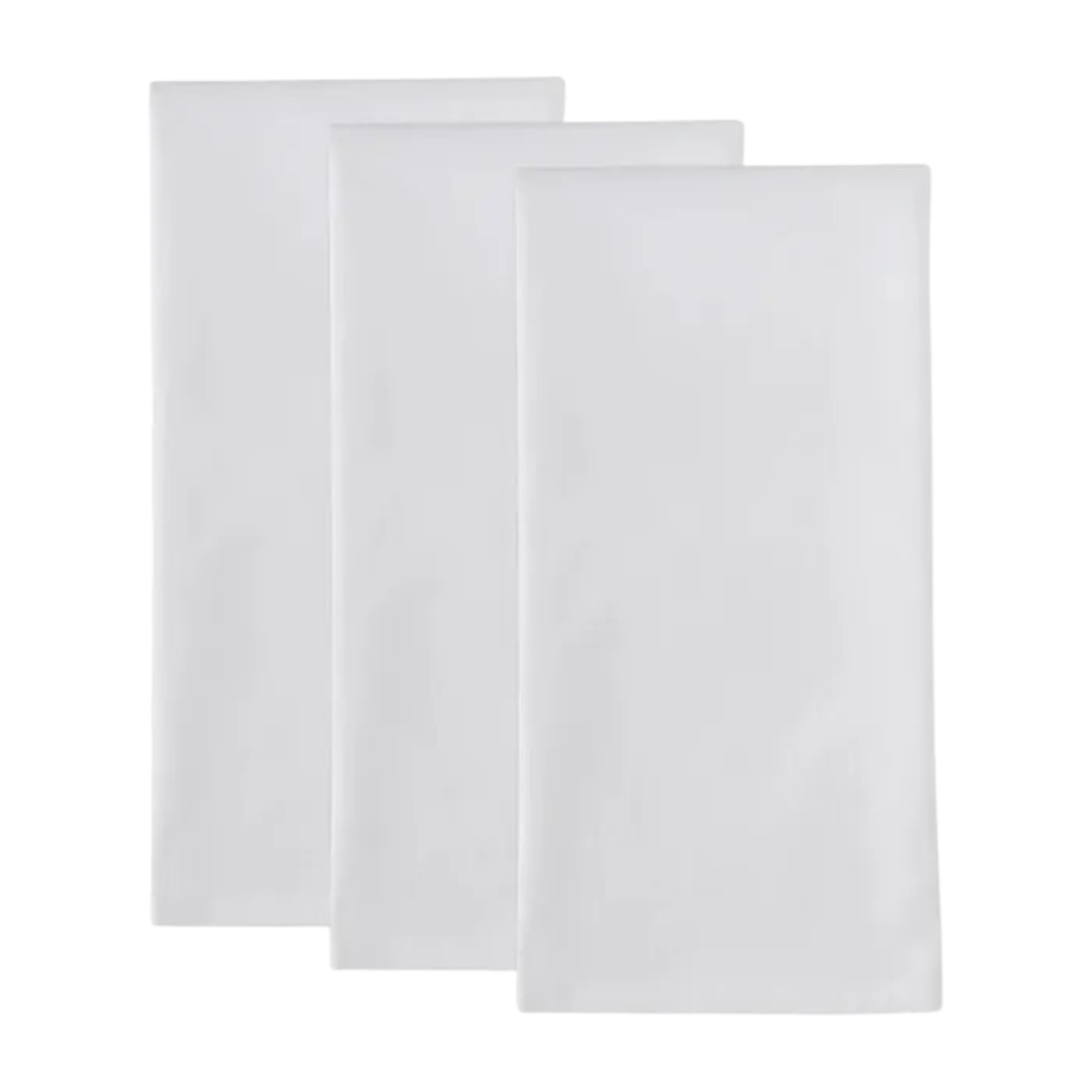 Set of 3 Flour Sack Towel - White