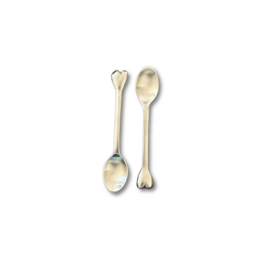 Heart Teaspoon - Silver