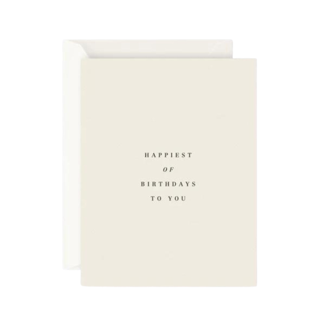 Card - Happiest Of Birthdays To You