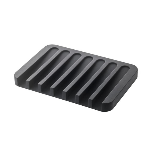 Flow Silicone Soap Tray - Black