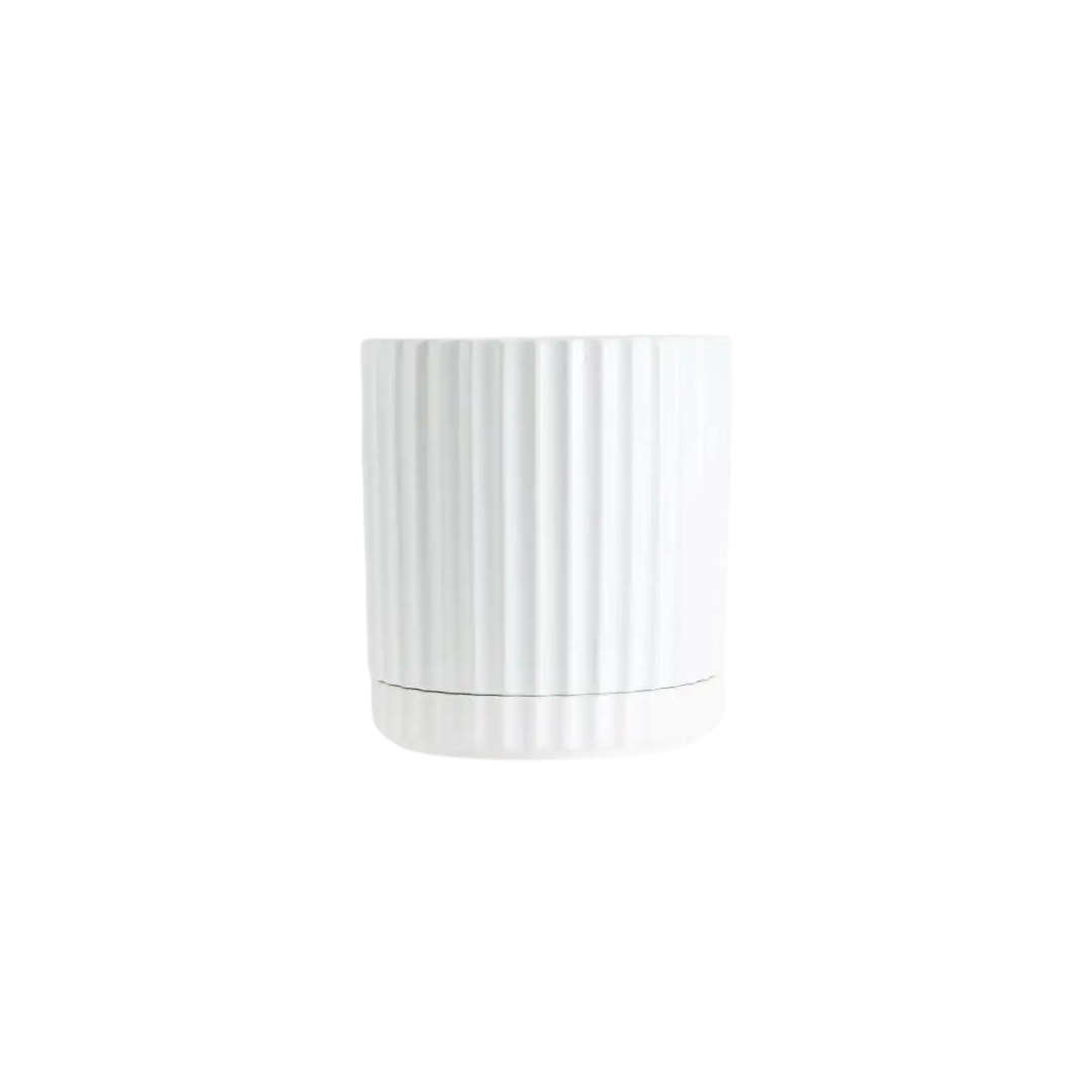 Medium Athens Planter - White