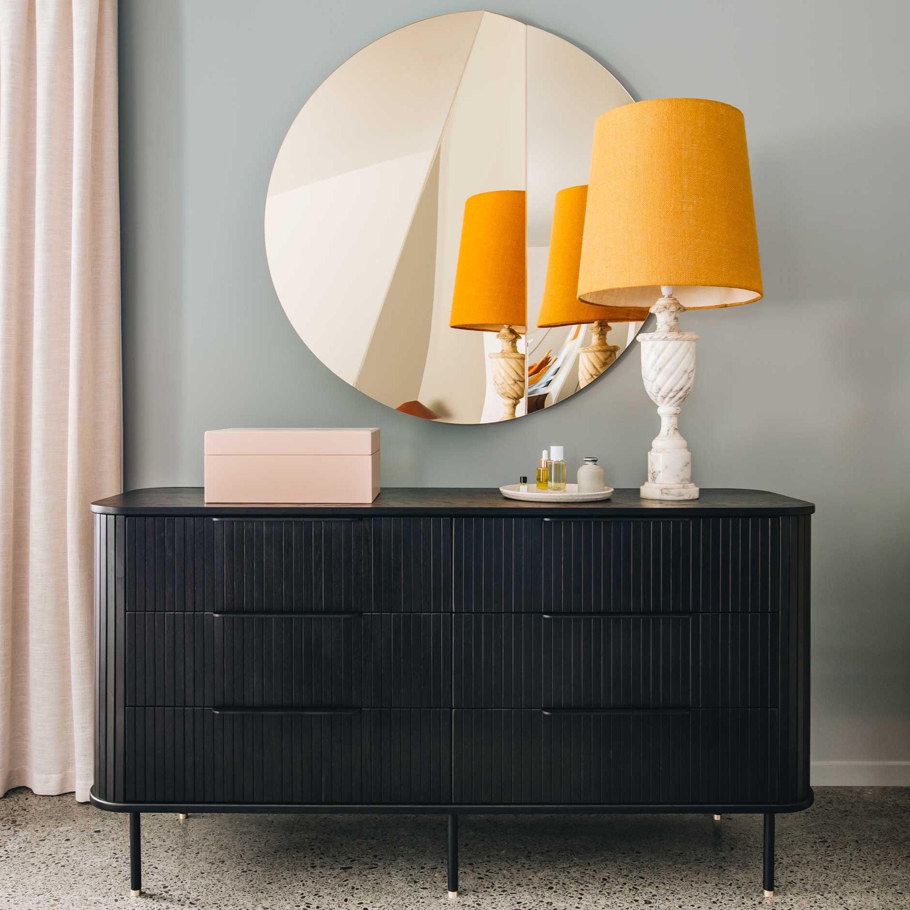 Anders 6 Drawer Dresser - Black - Humble & Grand Homestore