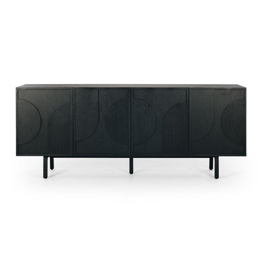 Arc Sideboard - Black - Humble & Grand Homestore