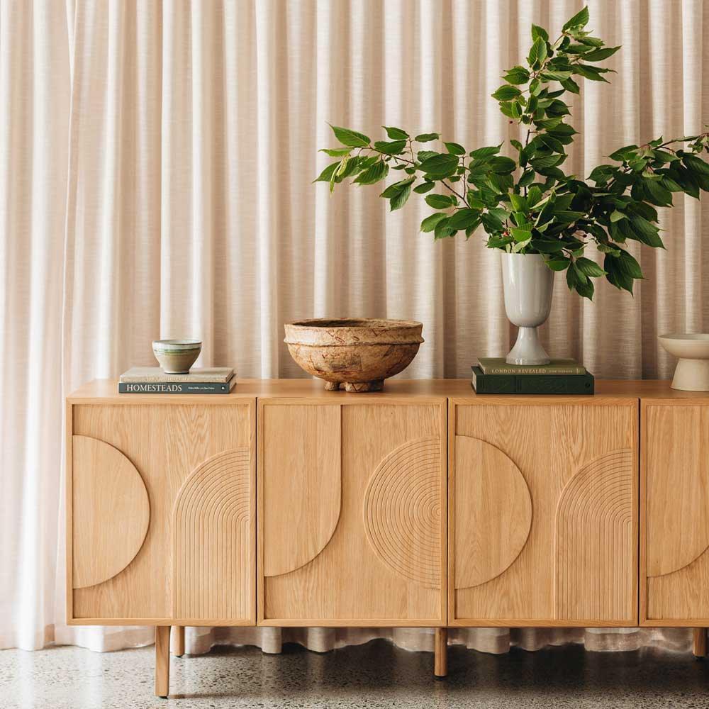 Arc Sideboard - Oak - Humble & Grand Homestore