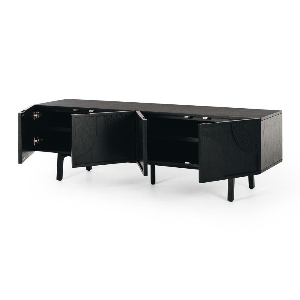 Arc TV Unit - Black - Humble & Grand Homestore