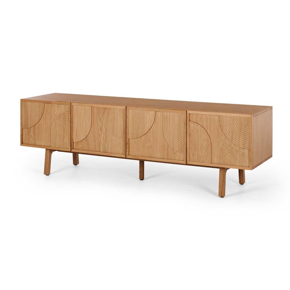 Arc TV Unit - Oak - Humble & Grand Homestore