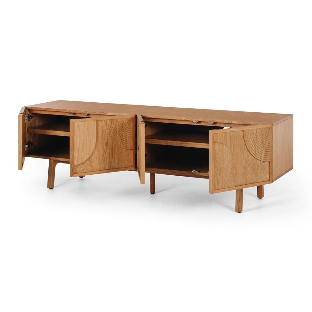 Arc TV Unit - Oak - Humble & Grand Homestore