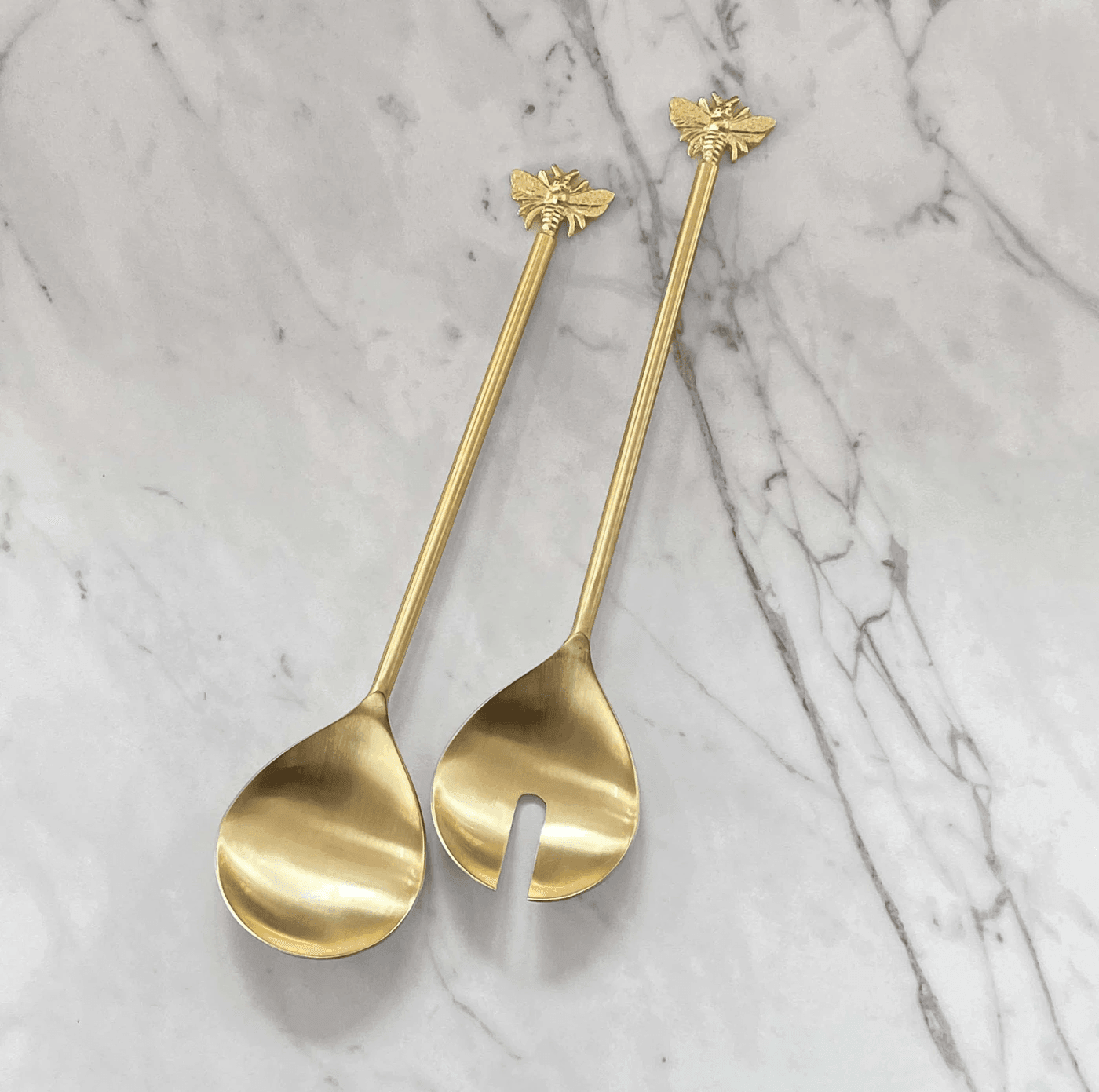 Bee Salad Server Set - Humble & Grand Homestore