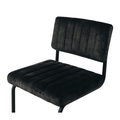 Blake Dining Chair - Velvet Anthracite - Humble & Grand Homestore