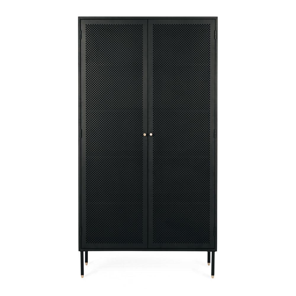 Dawn Tall Cabinet - Black - Humble & Grand Homestore