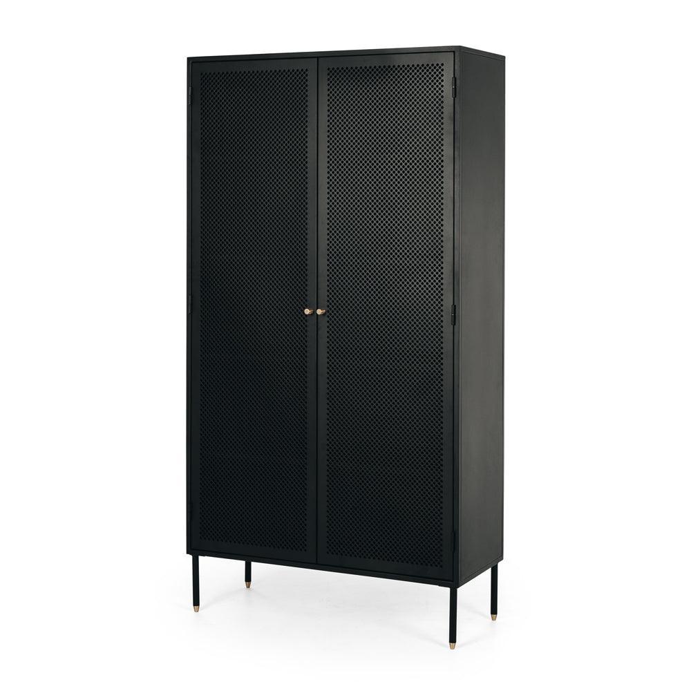 Dawn Tall Cabinet - Black - Humble & Grand Homestore