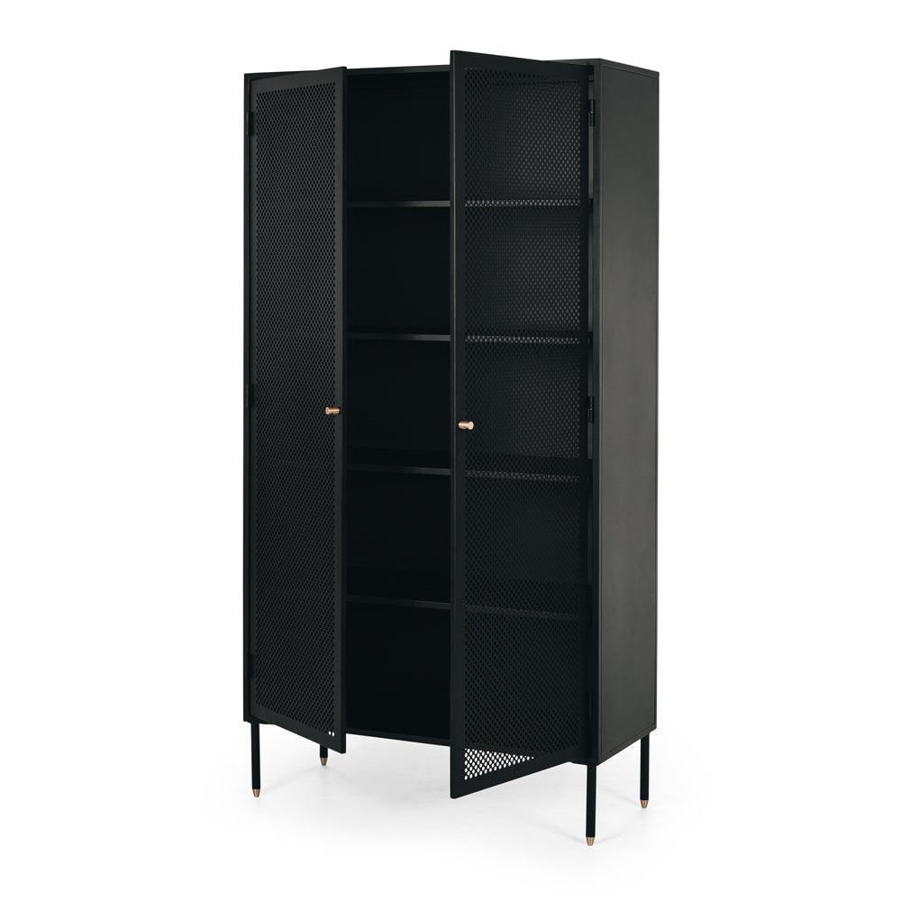 Dawn Tall Cabinet - Black - Humble & Grand Homestore