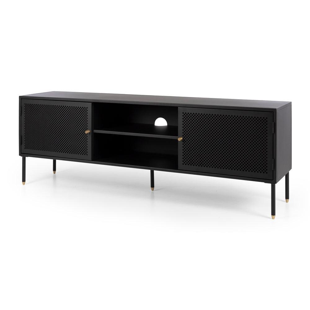 Dawn TV Unit 160 - Black - Humble & Grand Homestore