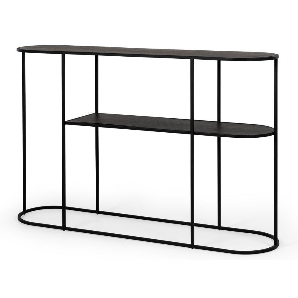 Deco Console Table - Black - Humble & Grand Homestore