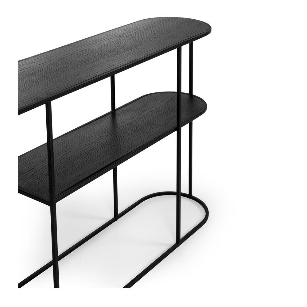 Deco Console Table - Black - Humble & Grand Homestore