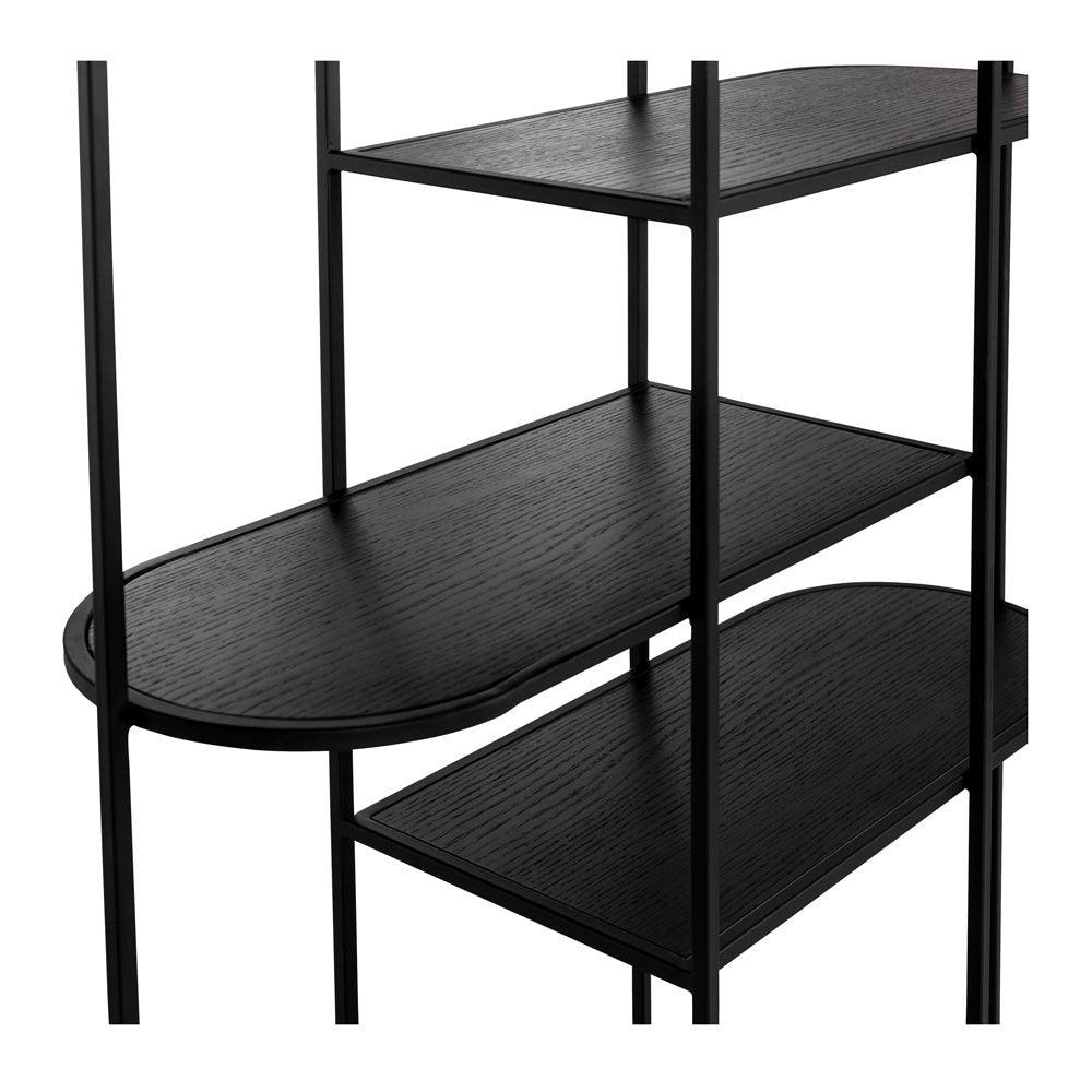 Deco Display/Bookcase - Black - Humble & Grand Homestore