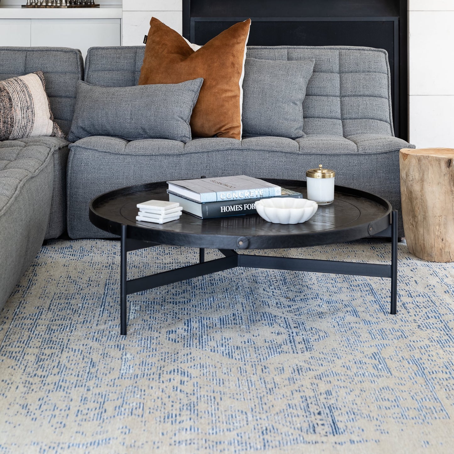 Adonis Rug Nomad Grey Blue - Large