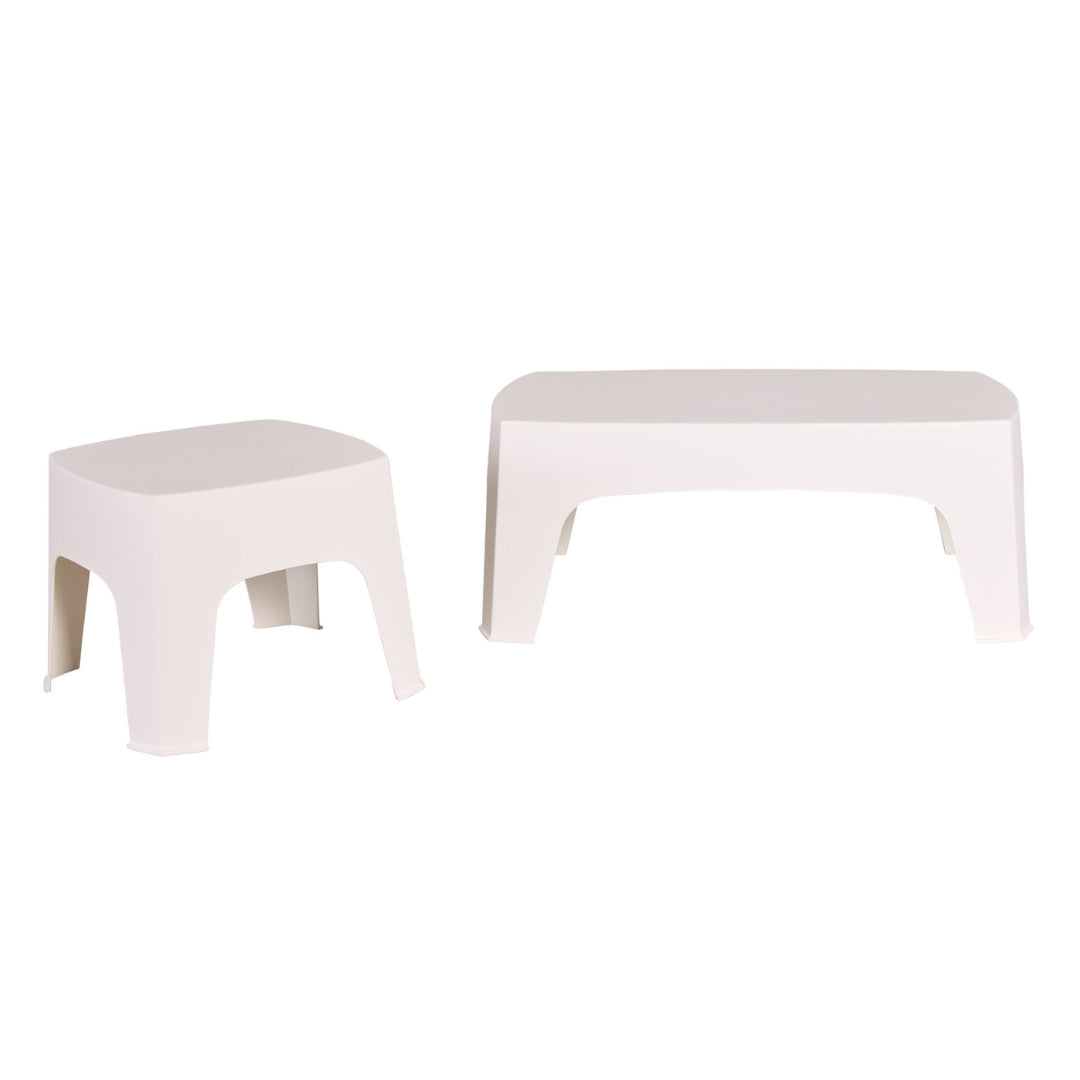 Edge Outdoor Coffee Table - White