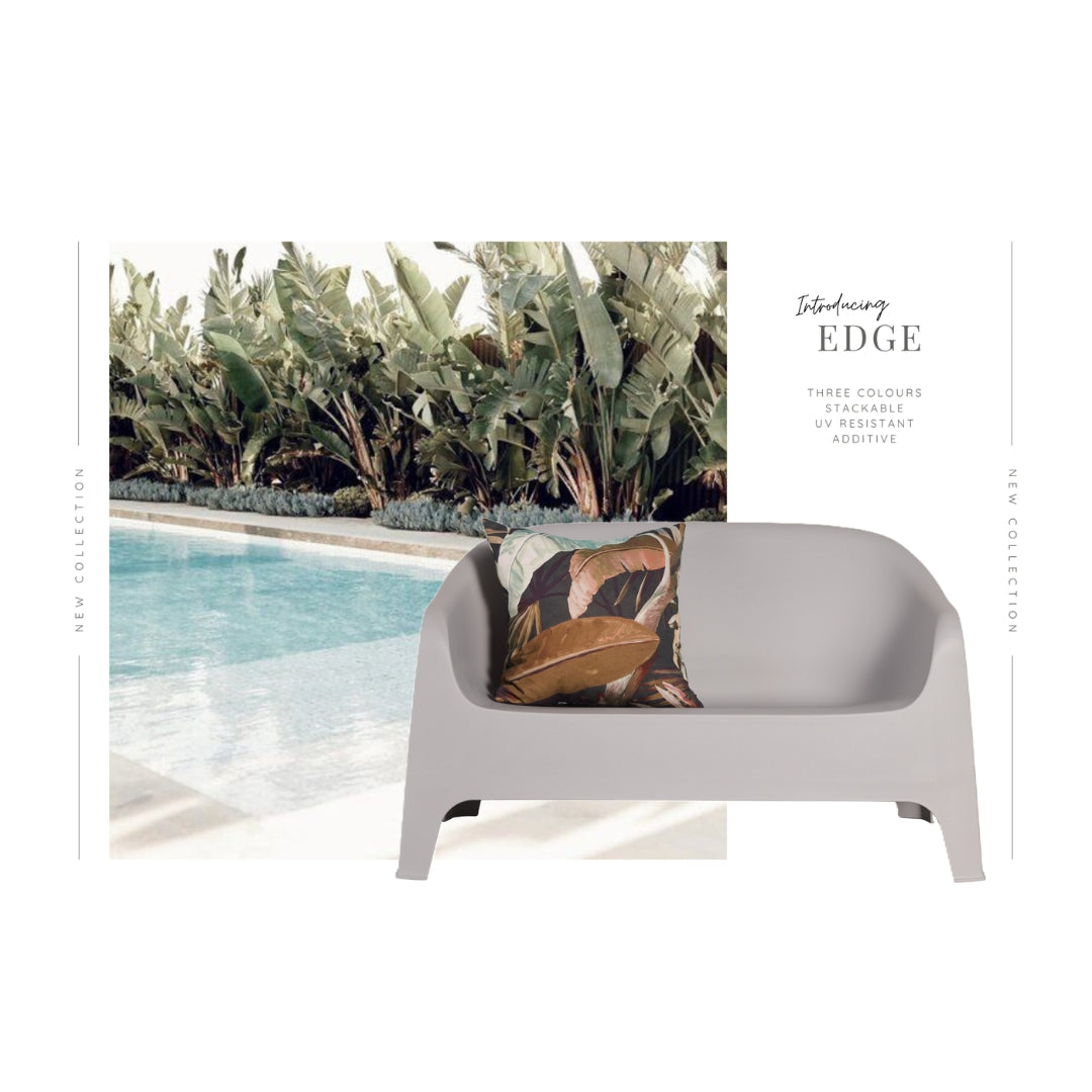 Edge Outdoor 2 Seater - Grey