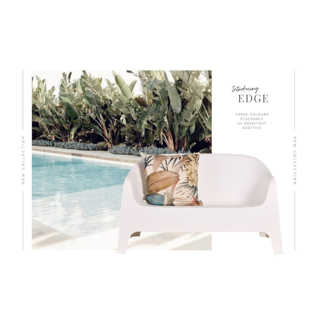 Edge Outdoor 2 Seater - White