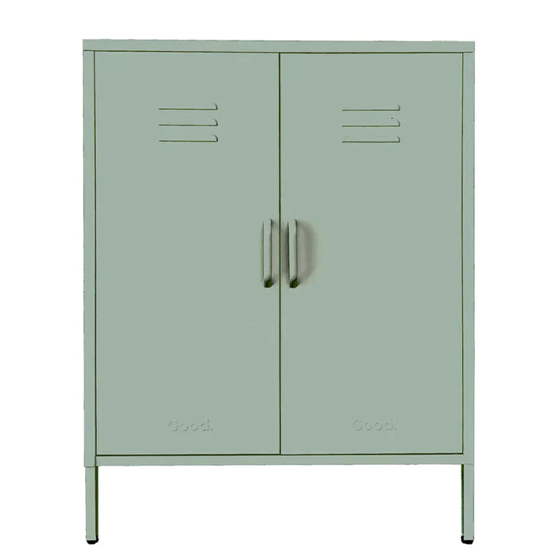 Edna Contemporary Metal Locker - Duck Egg   - Humble & Grand Homestore