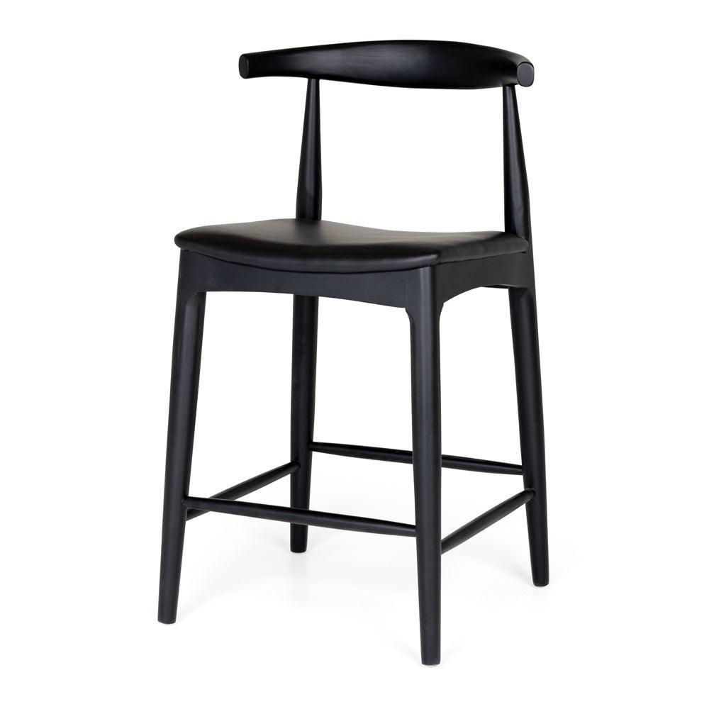 Elbow Barstool - Black - Humble & Grand Homestore