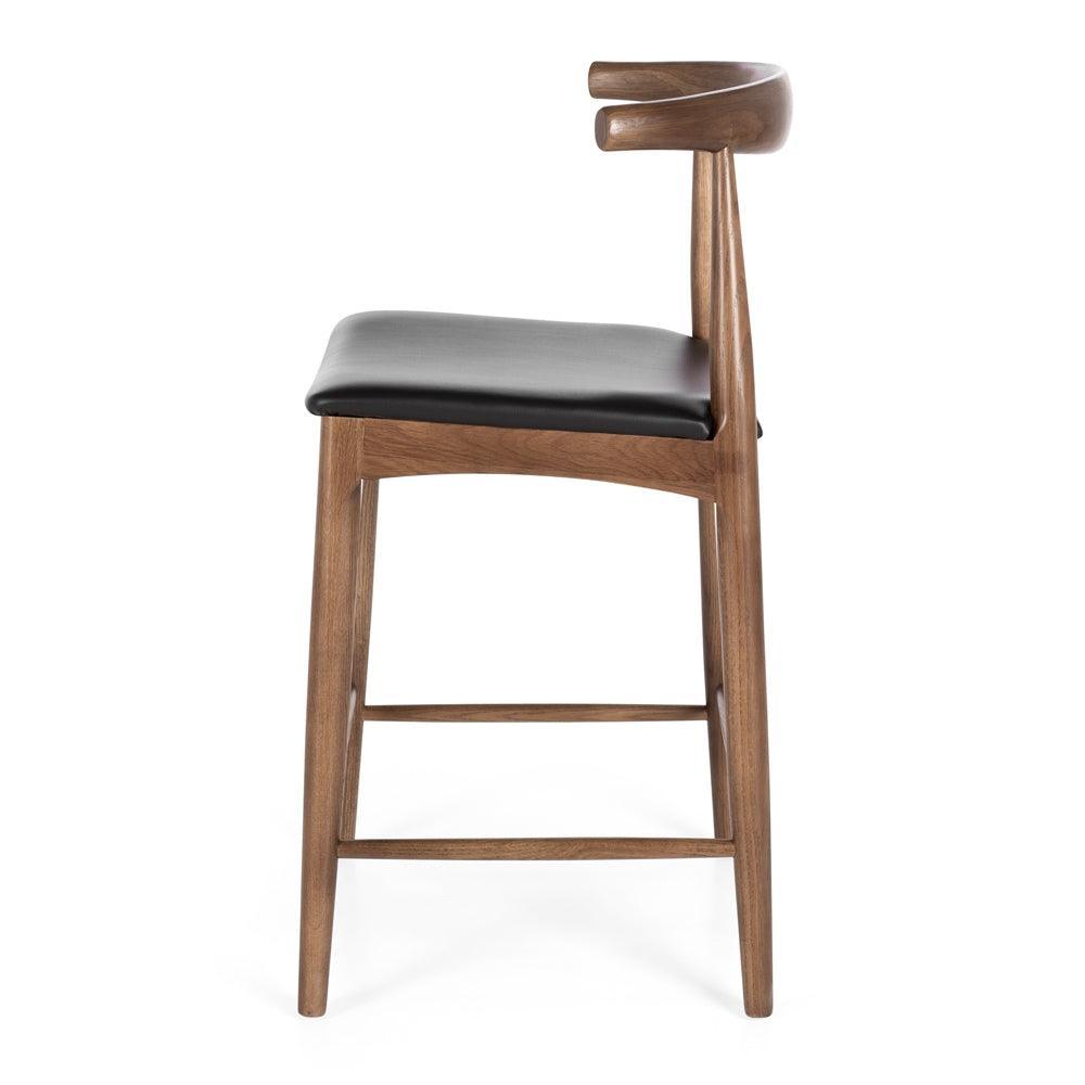 Elbow Barstool - Deep Oak - Humble & Grand Homestore