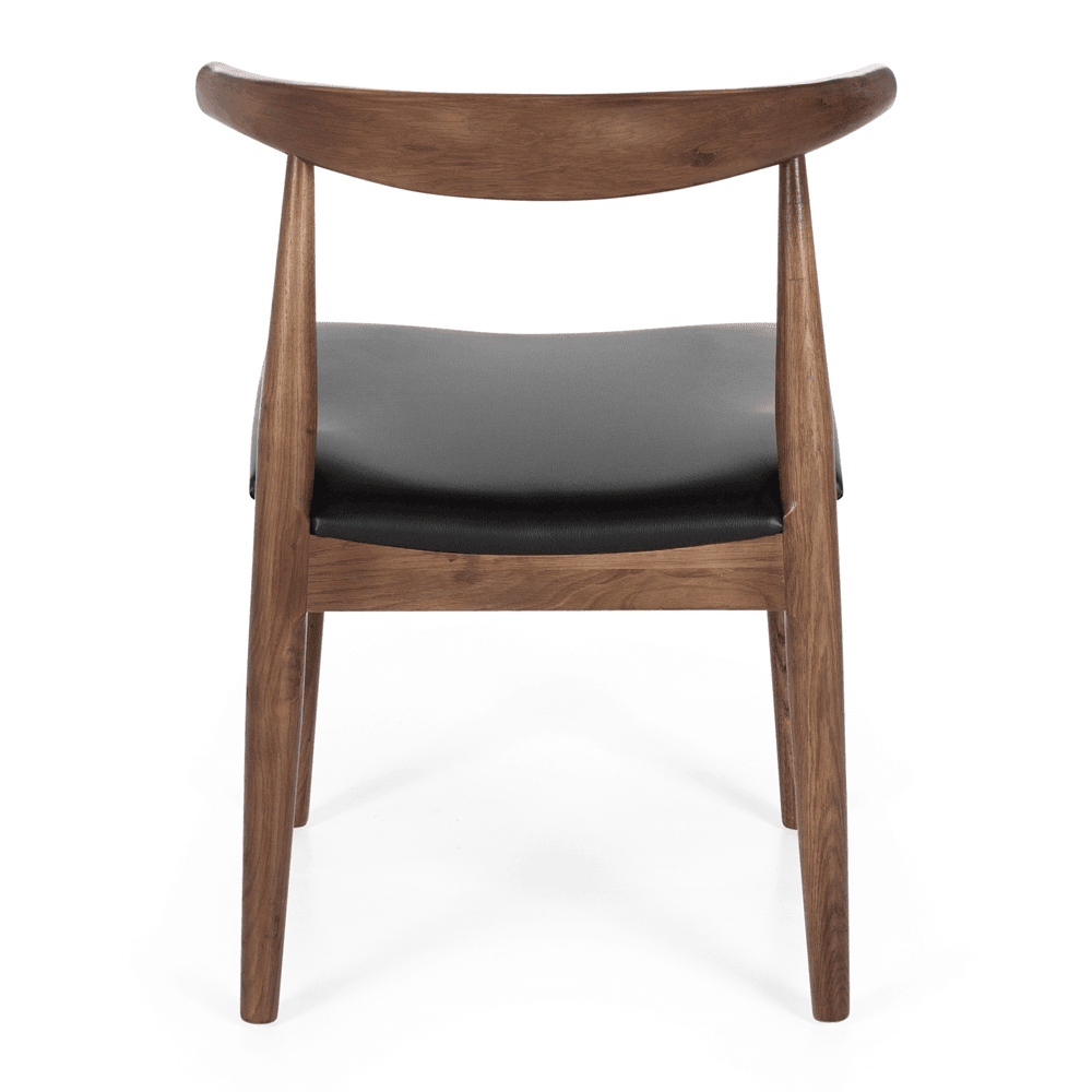 Elbow Dining Chair - Deep Oak - Humble & Grand Homestore