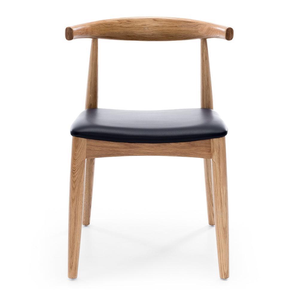 Elbow Dining Chair - Natural Oak - Humble & Grand Homestore