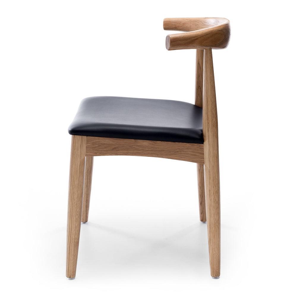 Elbow Dining Chair - Natural Oak - Humble & Grand Homestore