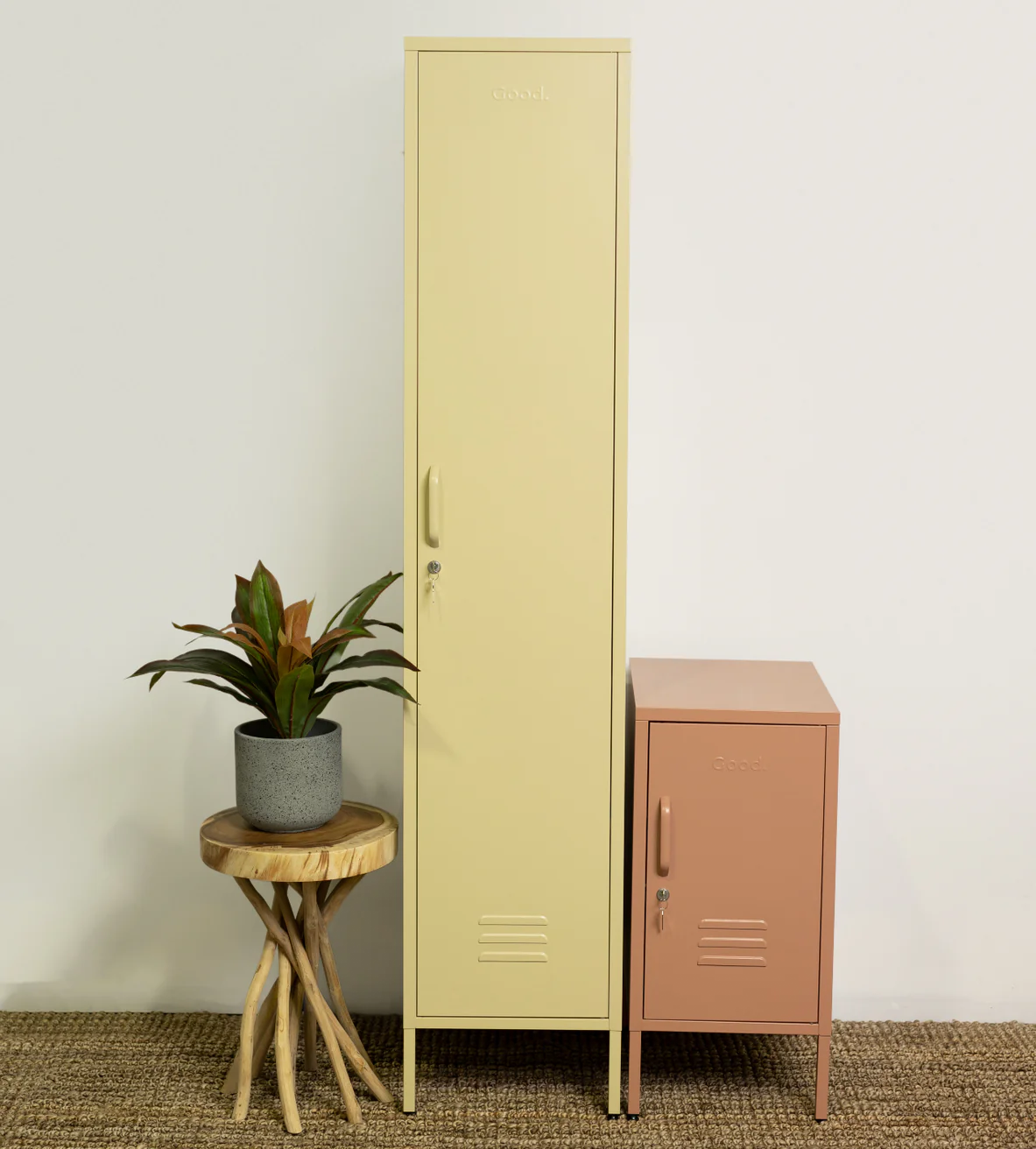 Ernest Contemporary Metal Locker - Olive