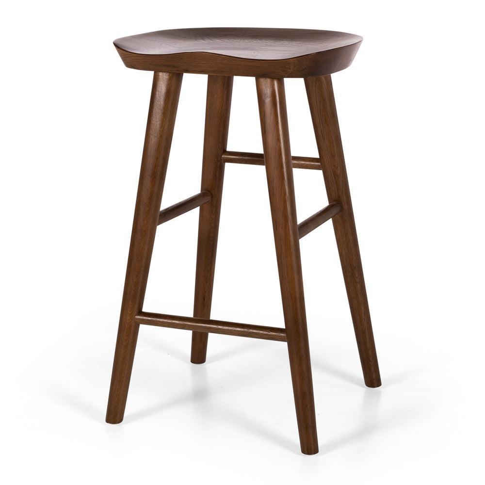 Fuji Barstool - Deep Oak - Humble & Grand Homestore