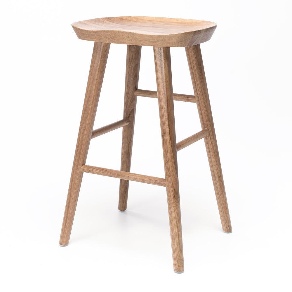 Fuji Barstool - Natural Oak - Humble & Grand Homestore