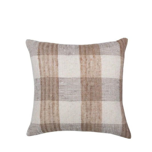 Greta Cushion - Grey Check - Humble & Grand Homestore