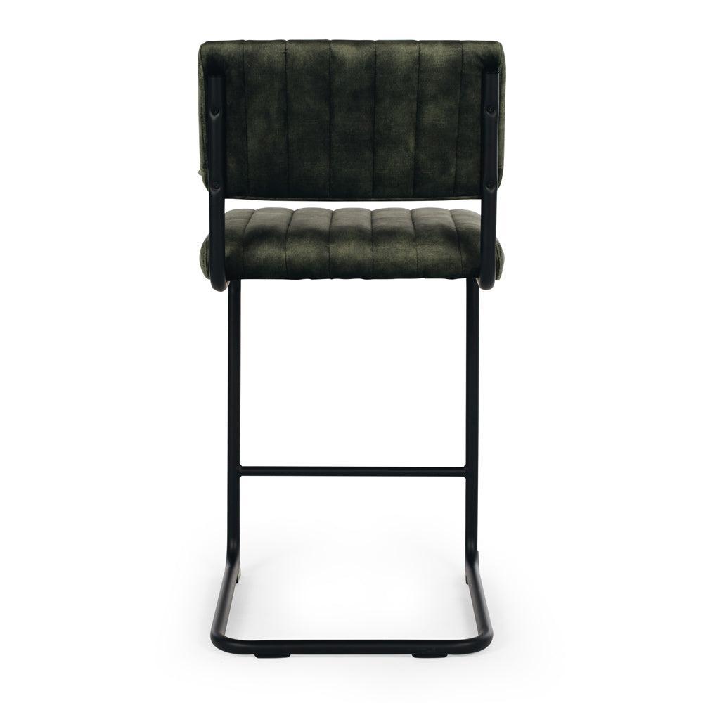 Halo Barstool - Velvet Moss Green - Humble & Grand Homestore