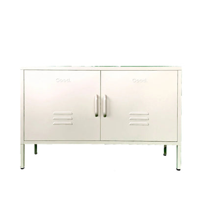 Harold Contemporary Metal Locker - White