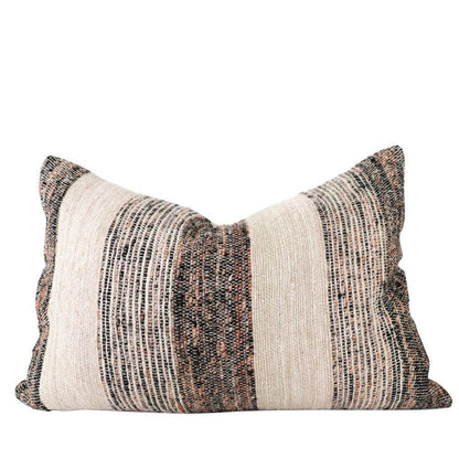 Hula Rectangle Cushion - Natural Stripe - Humble & Grand Homestore