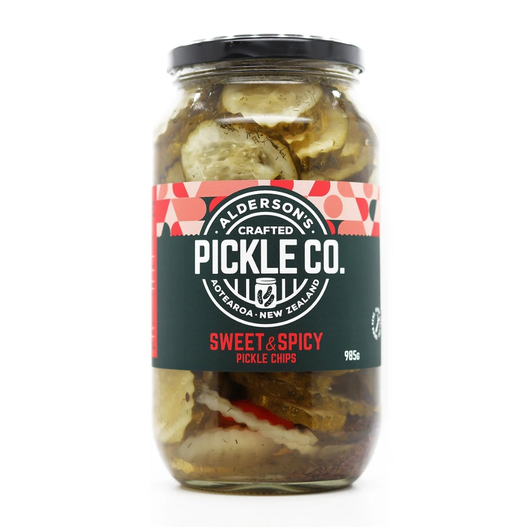 Aldersons Sweet & Spicy Crinkle Cut Pickles