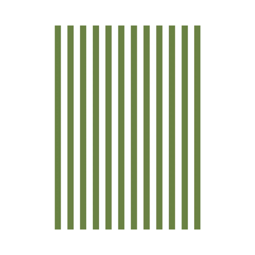 Father Rabbit Tea Towel - Olive Stripe